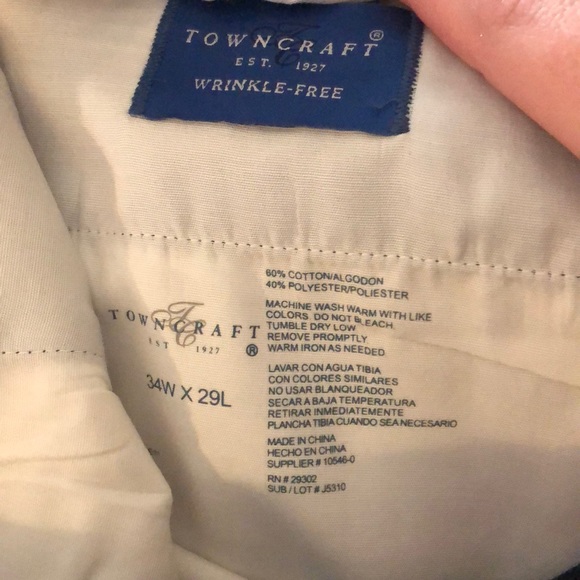 Men’s navy dress pants 34wx29L - Picture 2 of 2